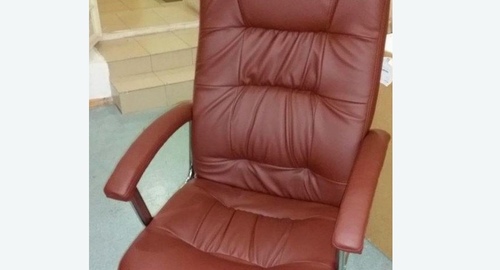 Обтяжка офисного кресла. Сердобск